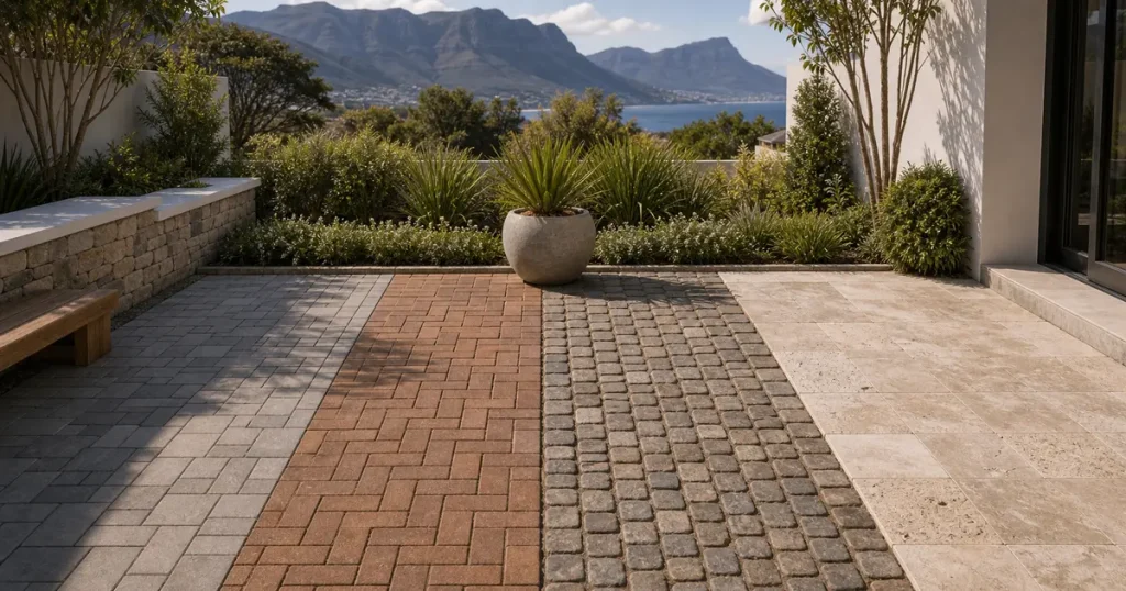Best Paving Materials for Cape Town's Climate: Interlock, Clay, Cobble or Travertine?