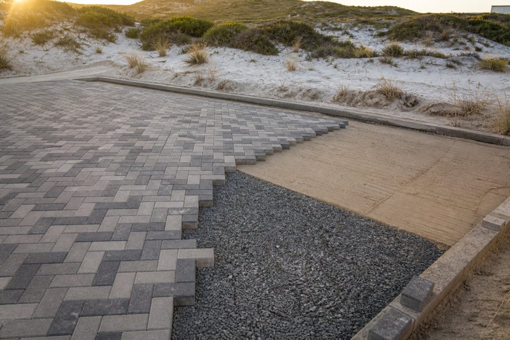 Paving on West Coast Sand: Parklands, Sunningdale, Big Bay and Melkbosstrand